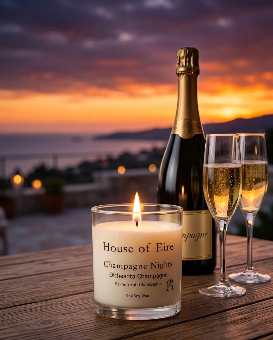 Champagne Nights Candle